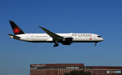 「青色が好き」 Air Canada 787-9 C-FRTW 到着