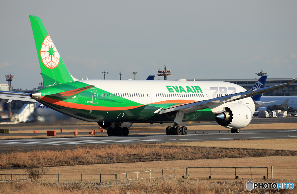 「スカイ」 EVA 787-9 B-17881 Takeoff 
