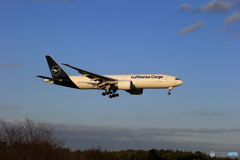 「青の空」Lufthansa 777-FBT D-ALFF  Landing　