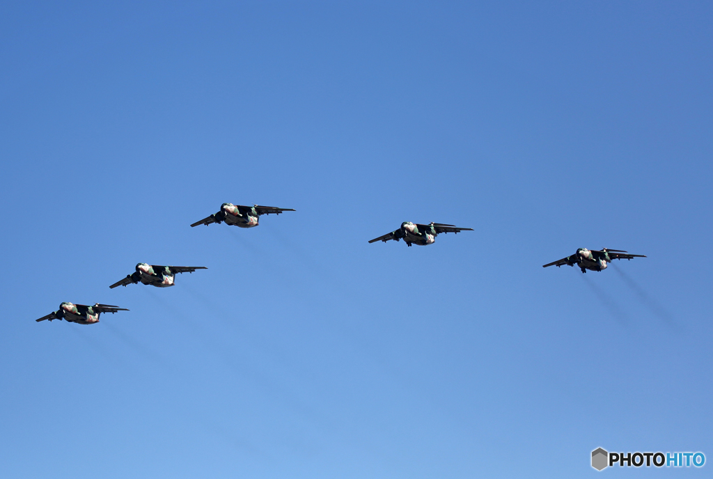 ☮休憩ﾀｲﾑ(554)  ブルー ＆ C-1 編隊