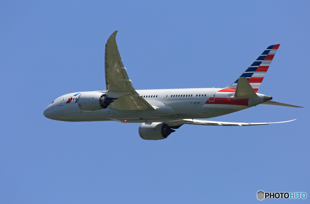 「そらー」 American 787-8 N817AN Takeoff 