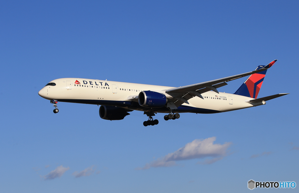 「青が大好き」 DELTA A350-941 N503DN Landing