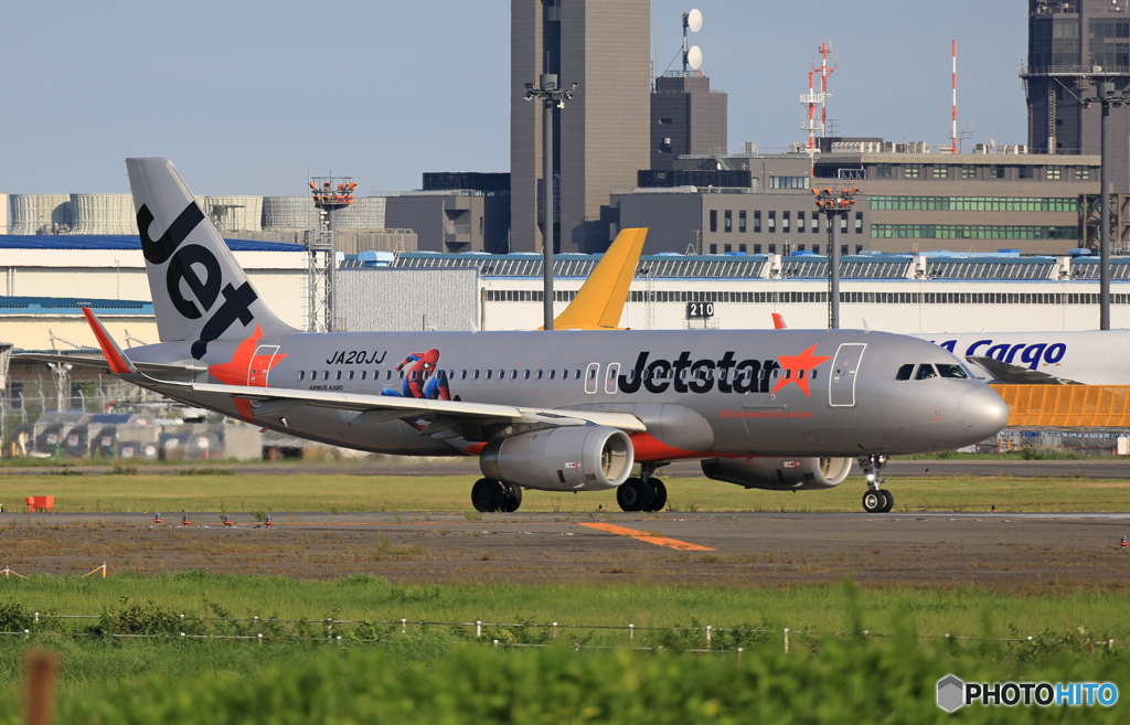 「はれ」Jetstar A320-232 JA20JJ スパイダーマン