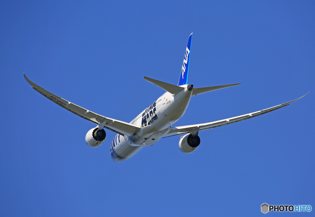 「すかい」 ANA STAR WARS 787-8 飛び立ち