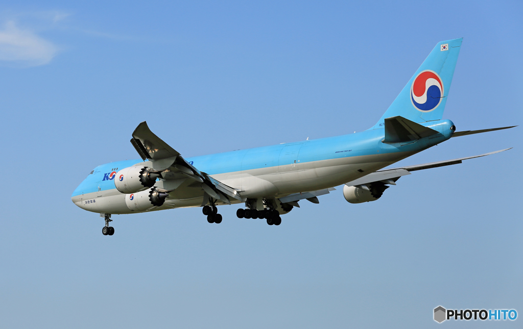 「はれ」 Korean Cargo 747-8F HL7617 到着