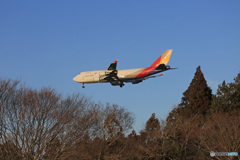 「良い天気」 Asiana Cargo 747-48E Landing