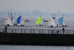 「ぶるー」とちぎ国体・ヨットセーリング　競技中