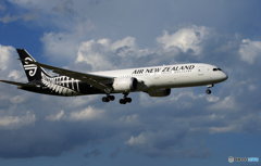  「晴れ」NZ' 787-9 ZK-NZD  Landing 
