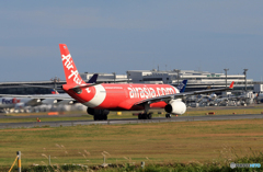 「青の空」Air Asia A330 HS-XTJ 出発です