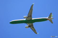 「そらー」 EVA A321-211 B-16213 離陸