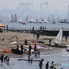 「すかい」浜　辺　の　風　景