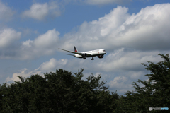 「青い日」 Air Canada 787-9 C-FVNB 着陸します