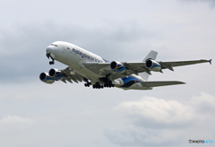 「はれー」 Malaysia A380-841 9M-MNB 出発