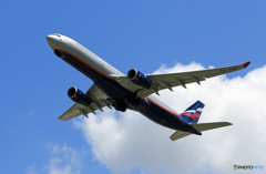  「晴れ」 Aeroflot Flot A330-343 Takeoff 