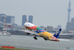 「くもり」ANA TOKYO 2020 JA714A Takeoff 