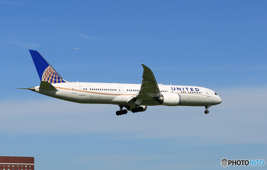 ☀「青い空」が一番 UNITED 787-9 N35953