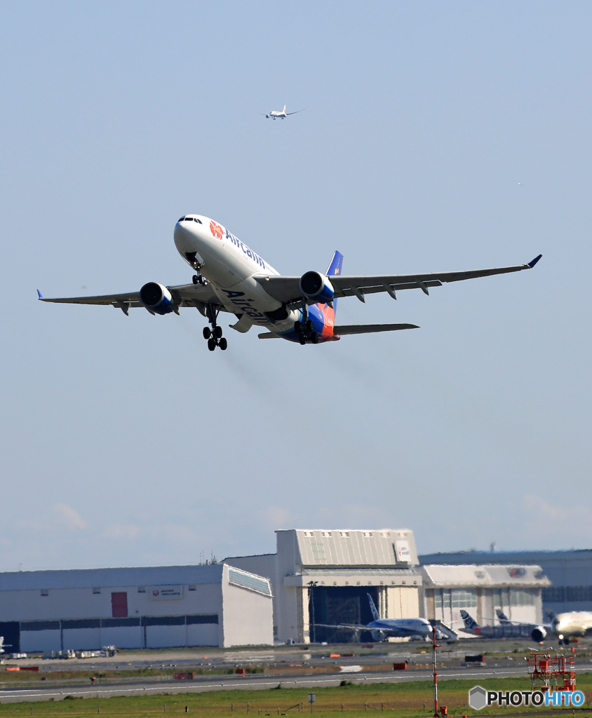 「すかい」 Air Calin A330-202 F-OJSE 飛び立ち