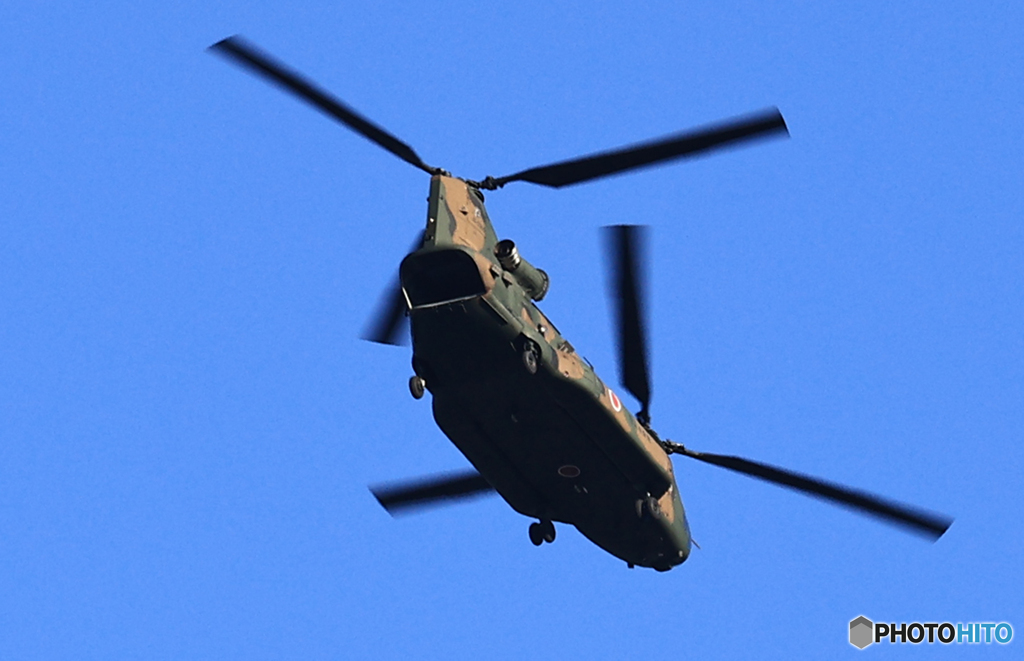 「ぶるー」ヘリコプターが来たぁ