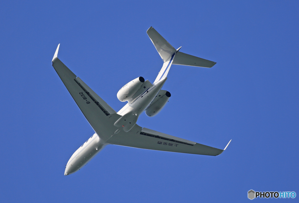 「晴れ」 プライベート上海ガルフG550 離陸