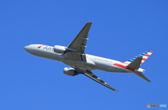 「すかい」American 777-200 N784AN 離陸