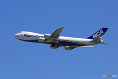 「そらー」 NCA 747-8KZF JA17KZ 飛行