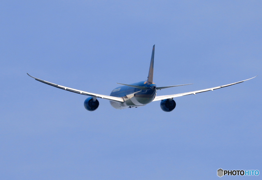 ☀「青い空」が一番 Vietnam 787-8 飛び立ちです