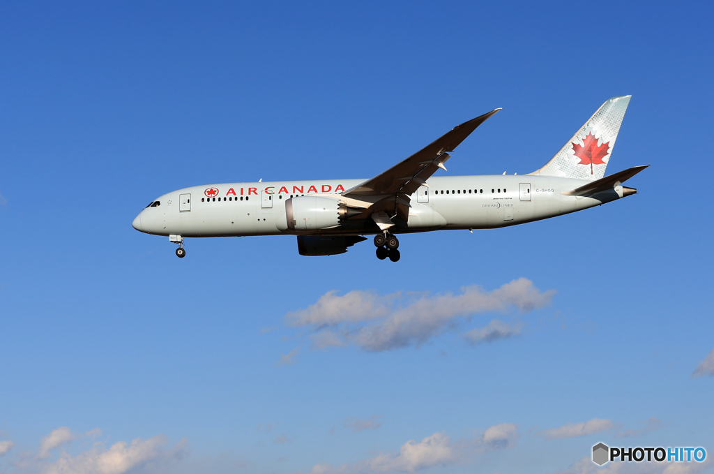 「良い空～」 AIR CANADA 787-8 C-GHQQLanding 