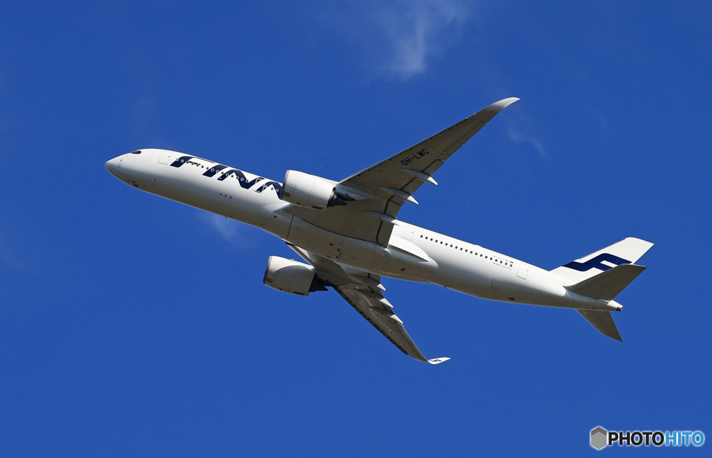 「群青」Finnair A350-941 OH-LWC Takeoff  