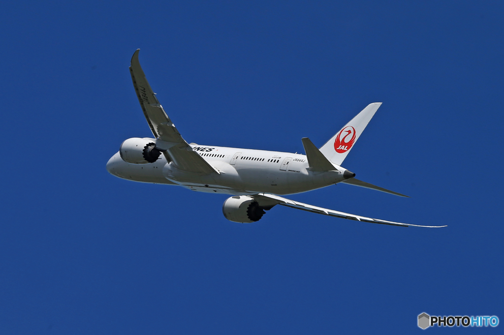 「群青」 JAL 787-8 JA844J 出発です