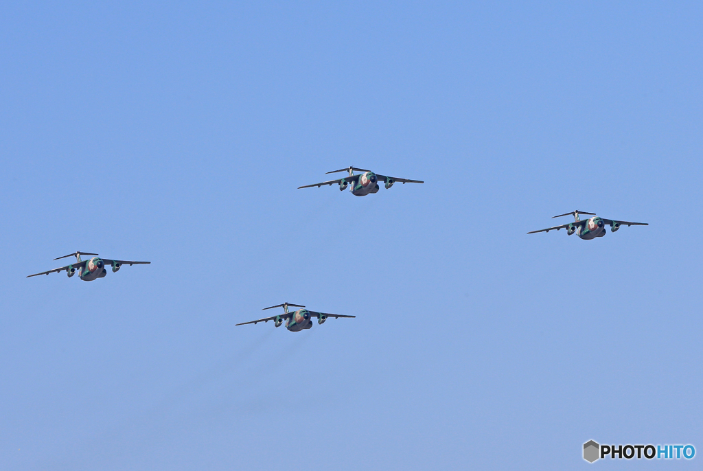 ☮休憩ﾀｲﾑ（745)  Kawasaki C-1 編隊 ☮