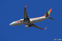 「晴れ」 t'way 737-8BK HL8047 出発です