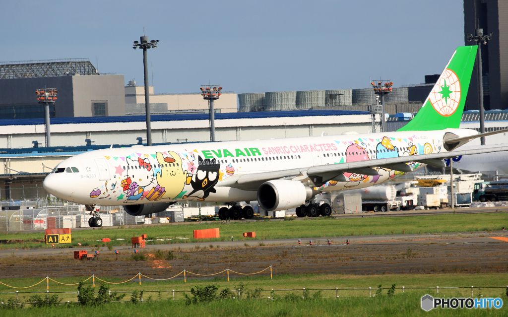 「青が大好き」 EVA サンリオキャラクターA330 出発です