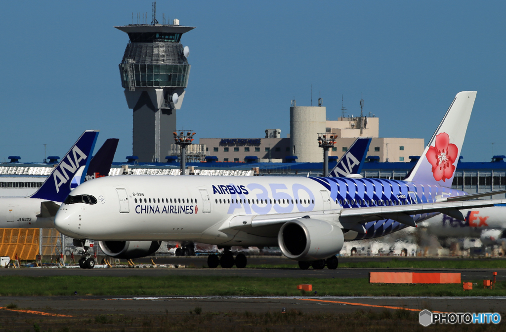 「青空」China A350-941 B-18918 離陸