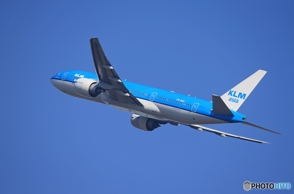 「群青」KLM 777 PH-BQI Takeoff 