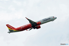 「青」 Vietjet A321-271N VN-A646 離陸です