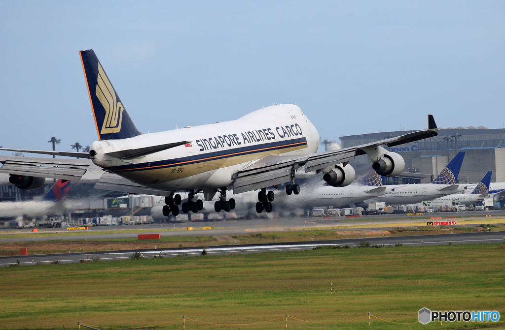 「すかい」Singapore 747-400 9V-SFO 風景