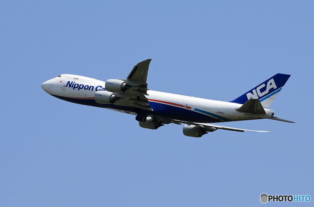 「蒼空」NCA 747-8KZF JA14KZ 離陸