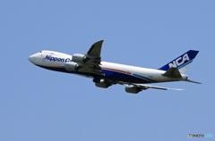 「蒼空」NCA 747-8KZF JA14KZ 離陸