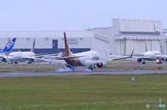 ☮レア機の着陸ですね！マリンドエア☮