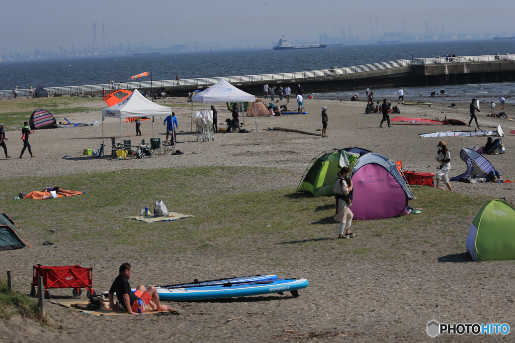 ☀「あおぞら」浜辺の風景です・みんなの休日