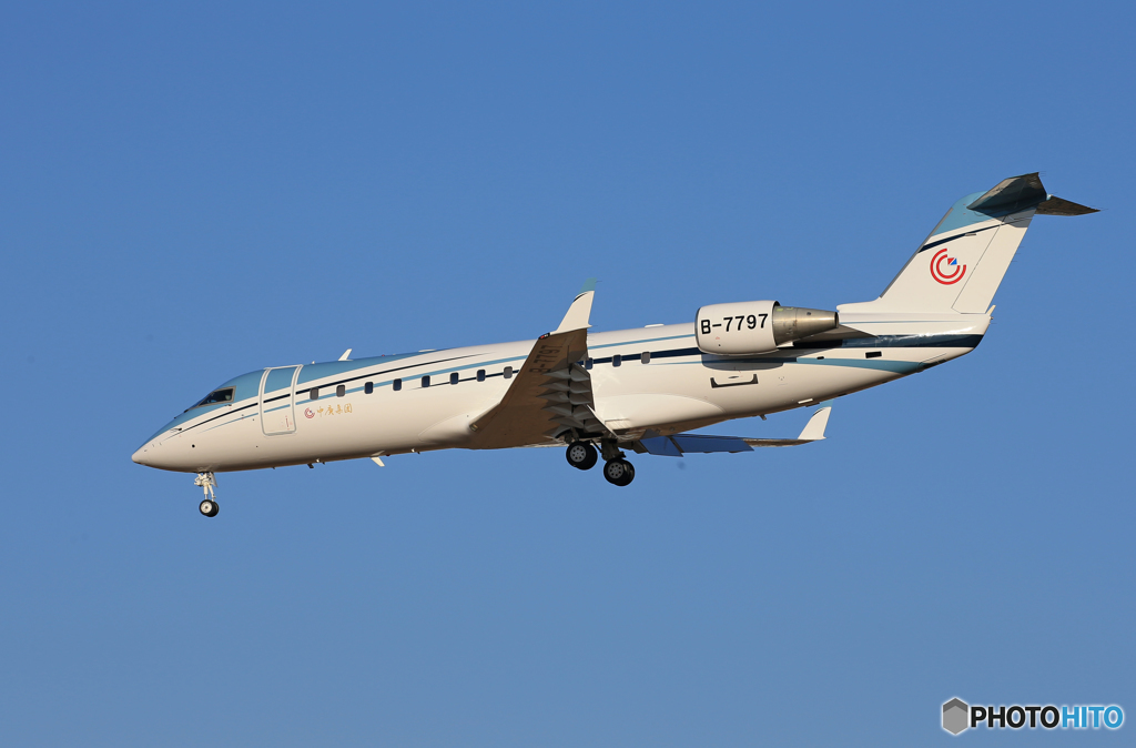 「スカイ」 Private ボンバルディアC850 Landing 