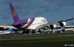 「青い空」が一番 THAI A380-841 HS-TUC 到着