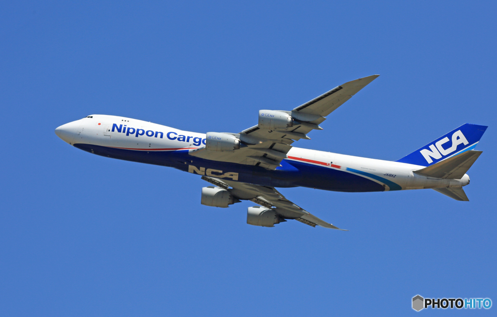 「はれ」 NCA 747-8KZF JA16KZ 飛行 