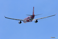 「すかい」 Air Asia A330-343 HS-XTG Takeoff