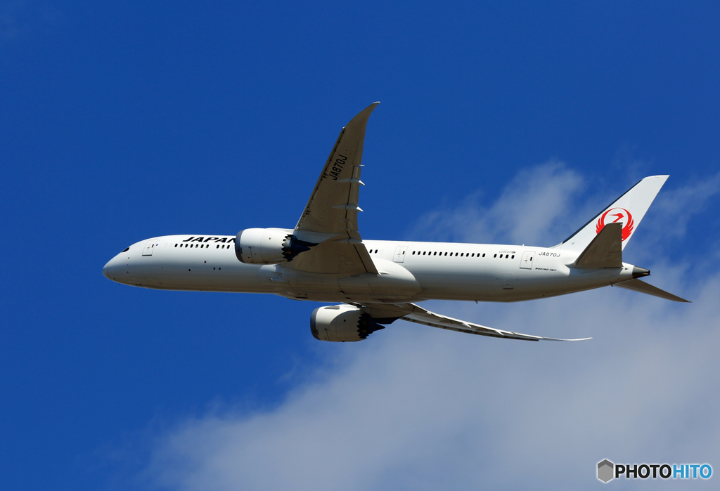 「青が好き」 ☮JAL B787-9 JA870J✈出発です
