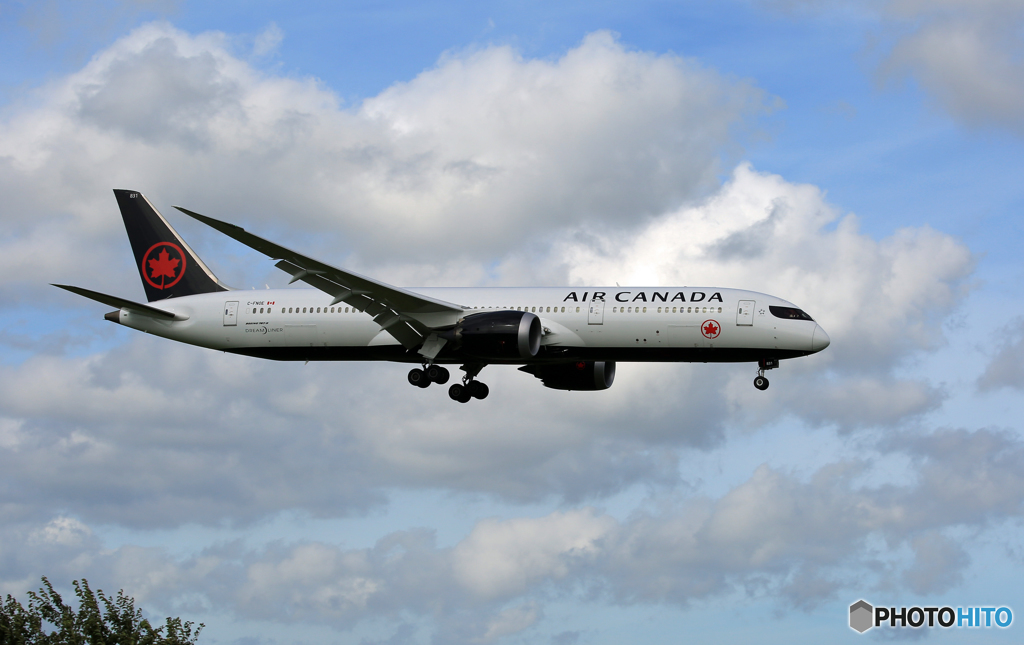 「良い空～」 AIR CANADA 787-9 C-FNCE Landing