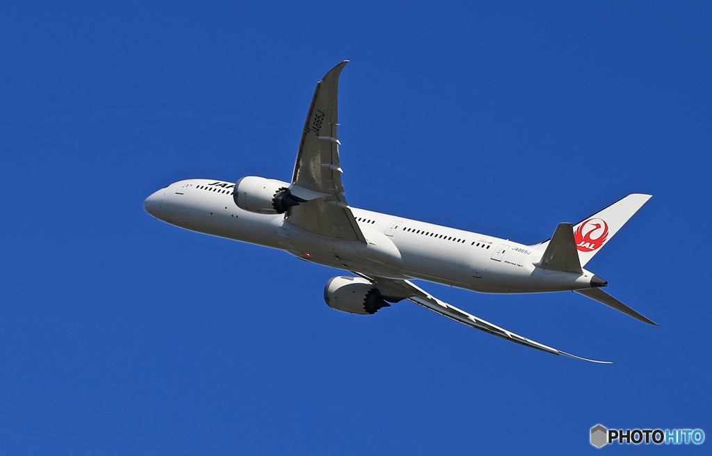 「群青」 JAL 77-9 JA865J 出発