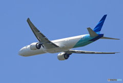 ☀「青い空」が一番 Garuda 777-3U3 PK-GIF