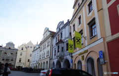 チェコ南部（８１０）チェスキー・クルムロフの綺麗な街並み
