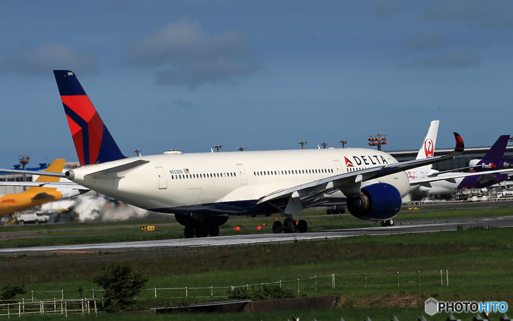 「群青」 DELTA A350-941 N503DN 飛ぶ